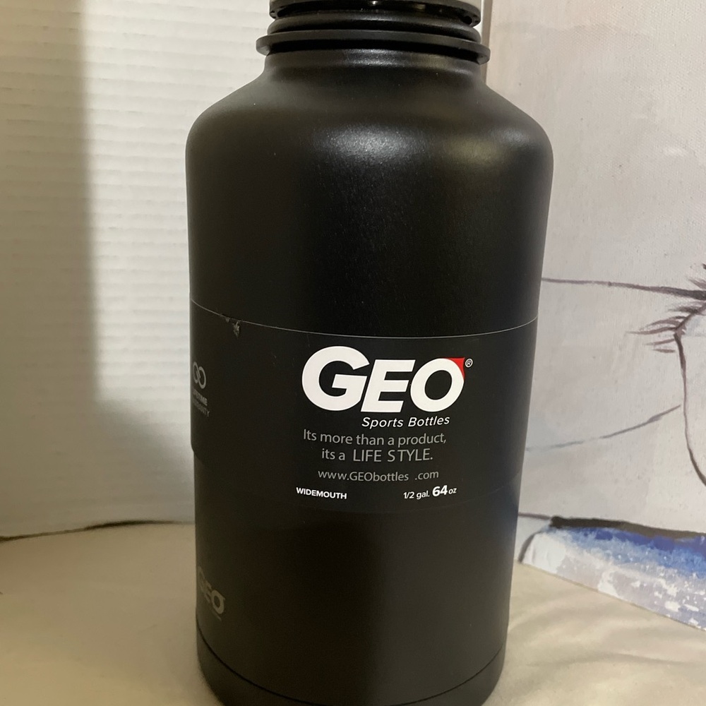 Black Sports Bottle